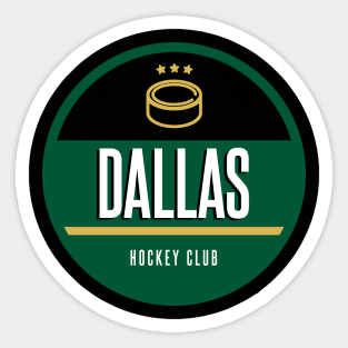 Dallas retro hockey Sticker